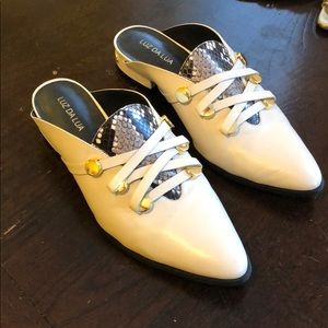 Like new Luz da Lua mules! Size 6.5-7